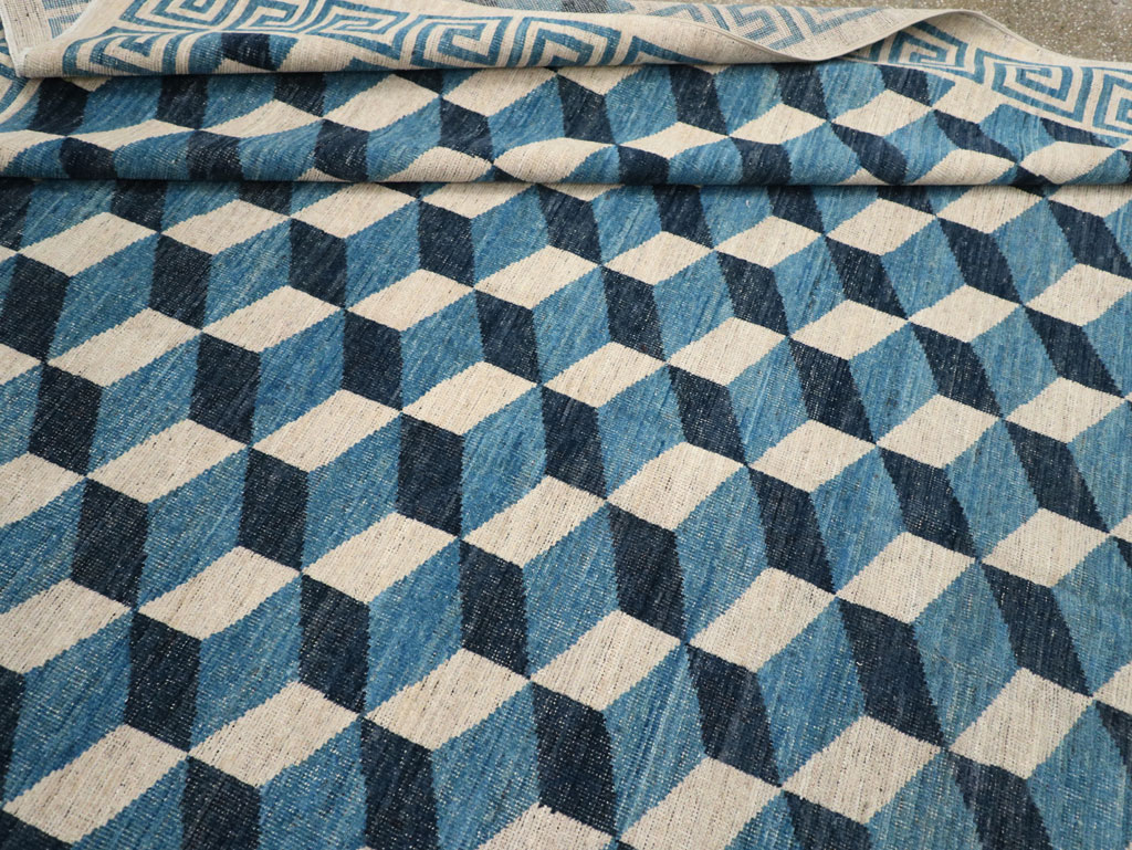 Modern East Turkestan Khotan Room Size Carpet, No.33392 - Staging