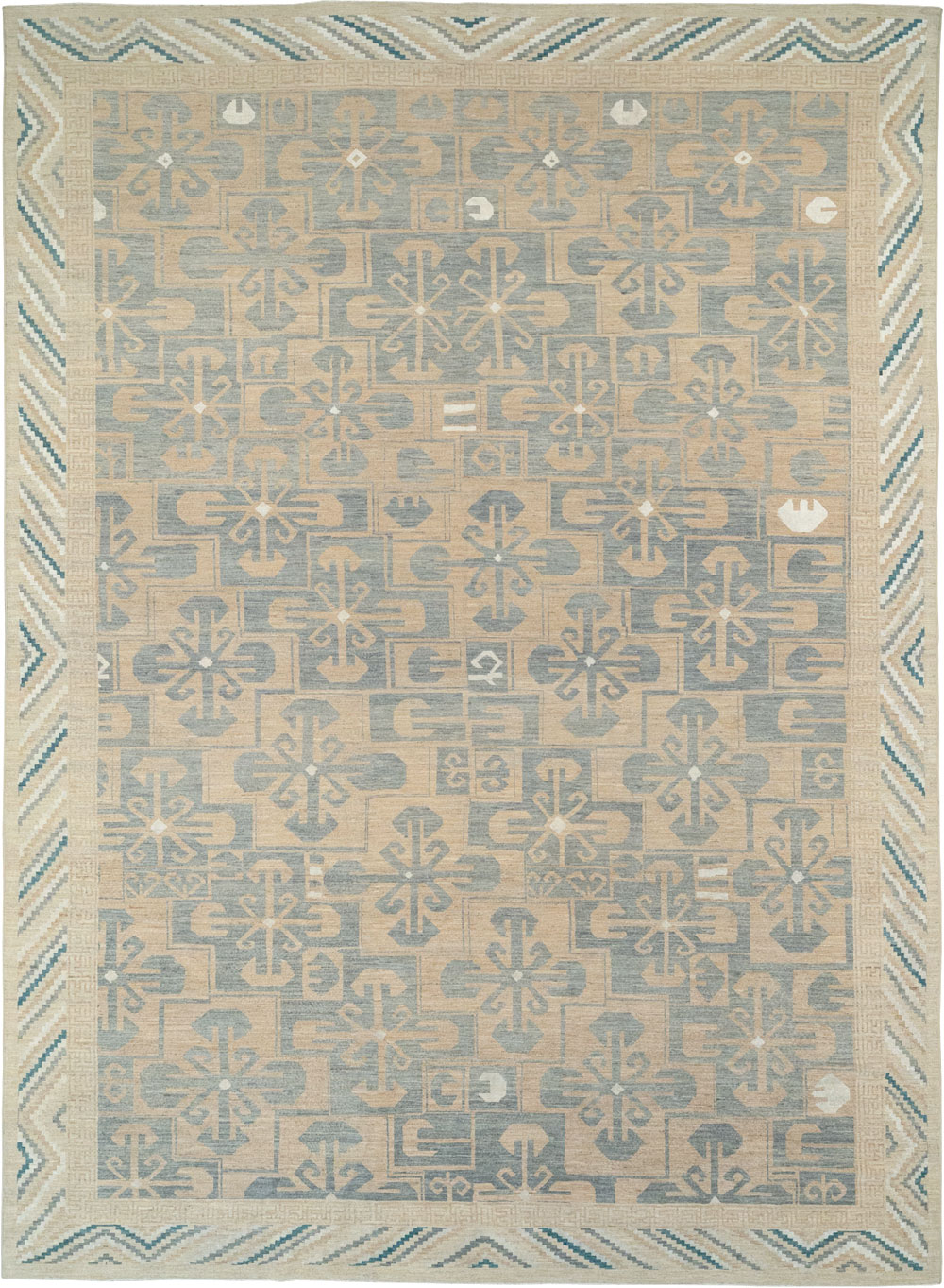 Modern East Turkestan Khotan Oversize Carpet, No.33405 - Staging