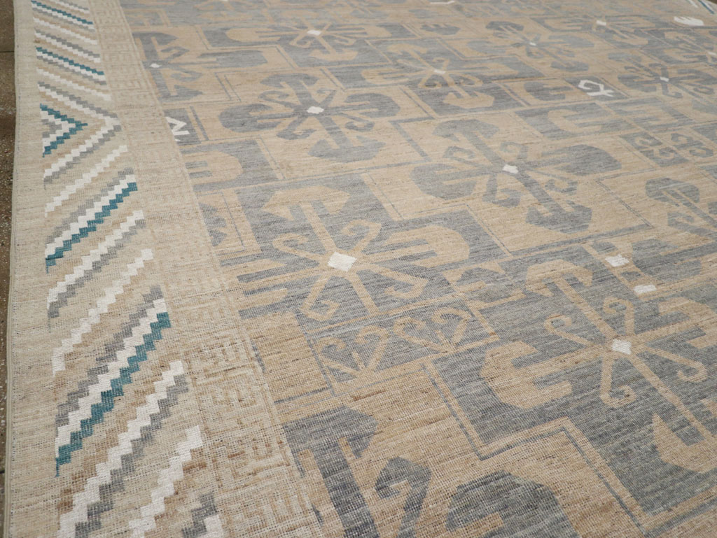 Modern East Turkestan Khotan Oversize Carpet, No.33405 - Staging