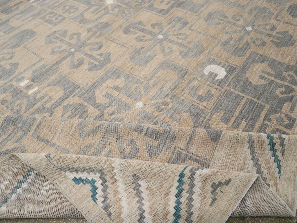 Modern East Turkestan Khotan Oversize Carpet, No.33405 - Staging