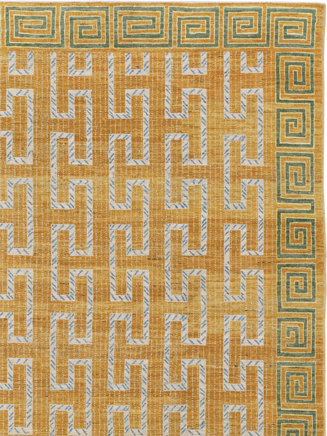 Modern East Turkestan Khotan Large Square Room Size Carpet, No.33409 - Staging