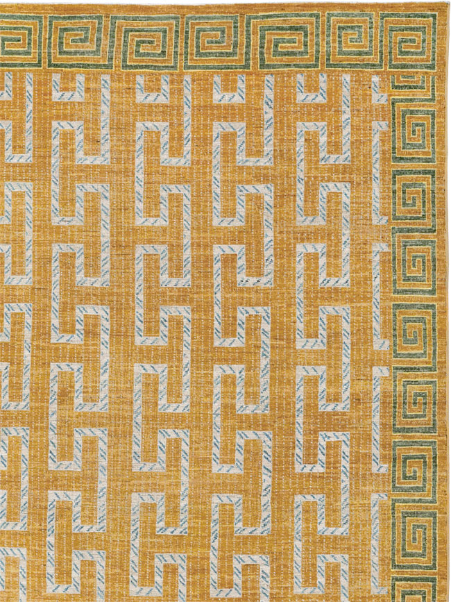 Modern East Turkestan Khotan Large Square Room Size Carpet, No.33409 - Staging