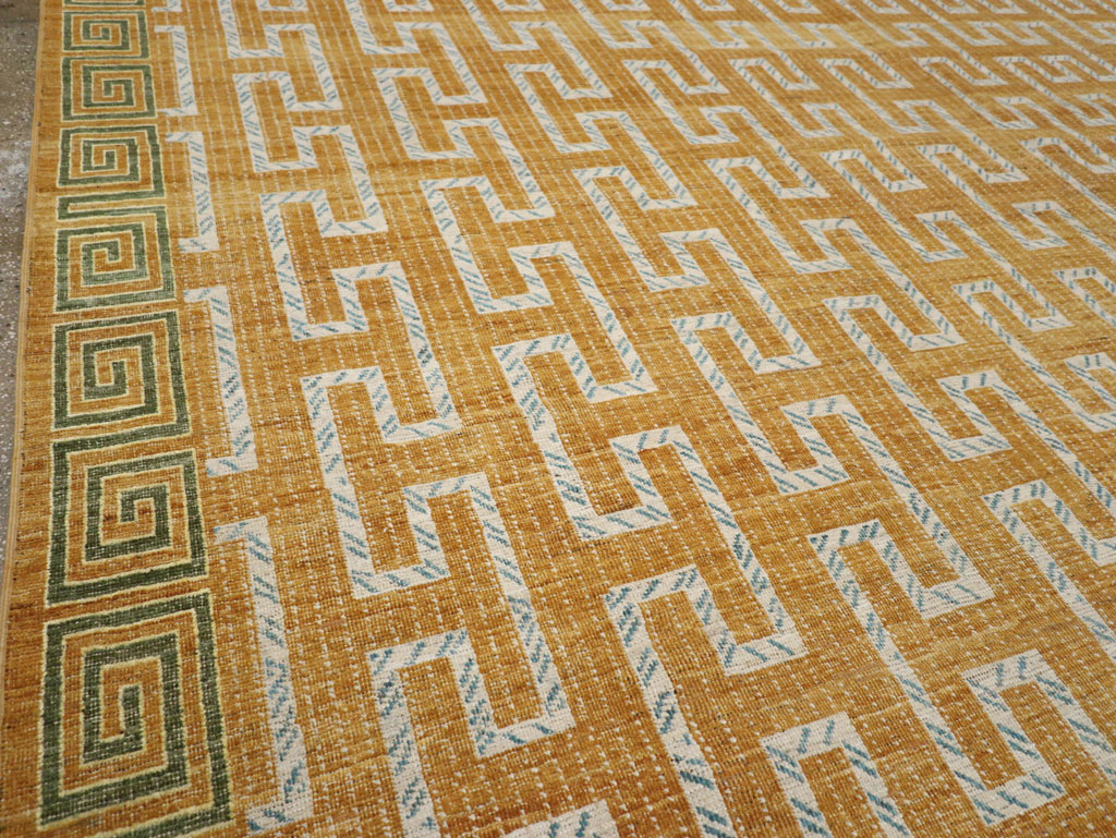 Modern East Turkestan Khotan Large Square Room Size Carpet, No.33409 - Staging