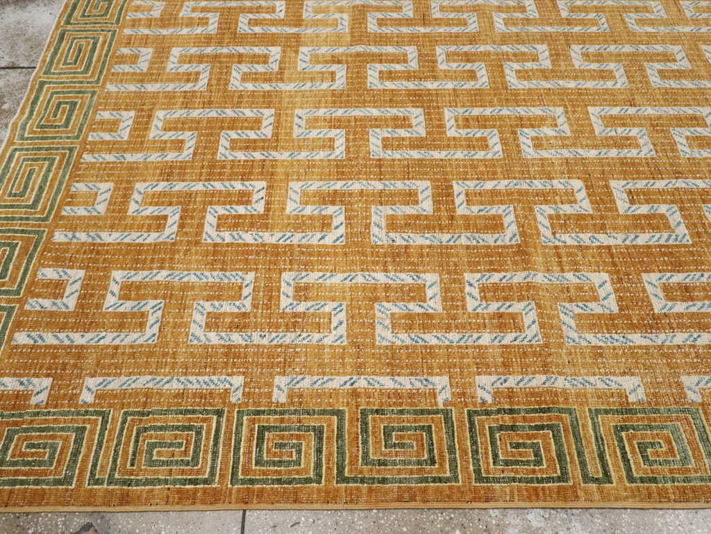 Modern East Turkestan Khotan Large Square Room Size Carpet, No.33409 - Staging