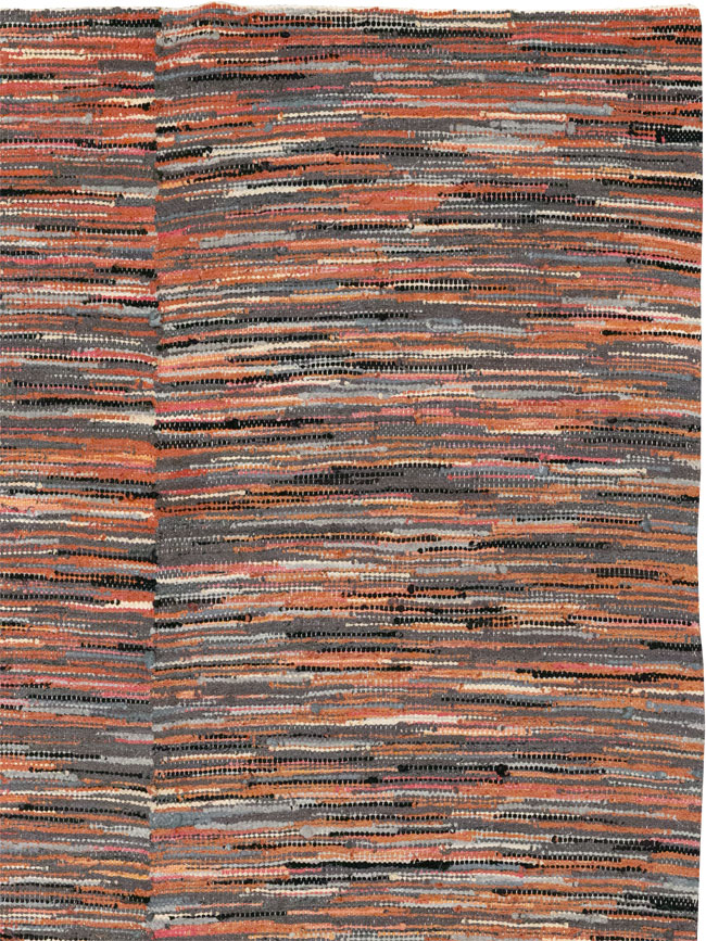 Vintage American Rag Rug, No.33424 - Staging