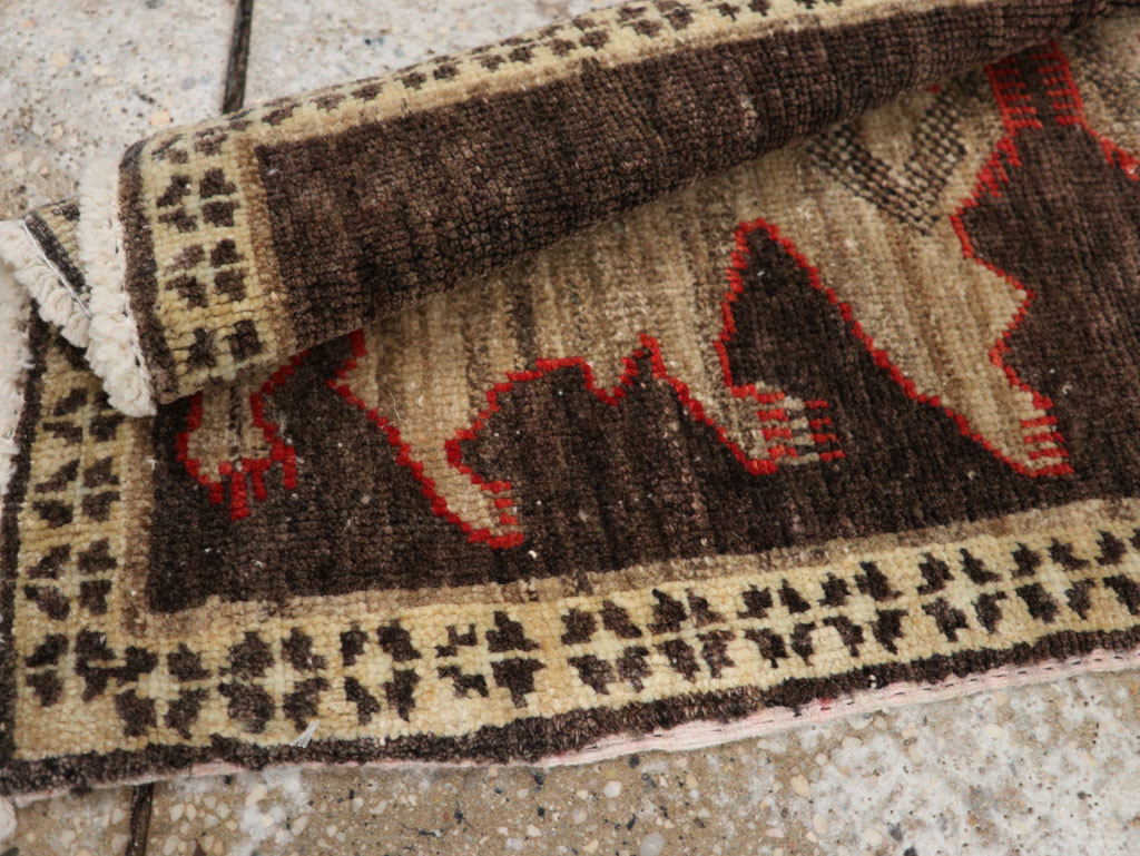 Vintage Turkish Anatolian Pictorial Rug (Pair: 1 of 2), No.33430 - Staging