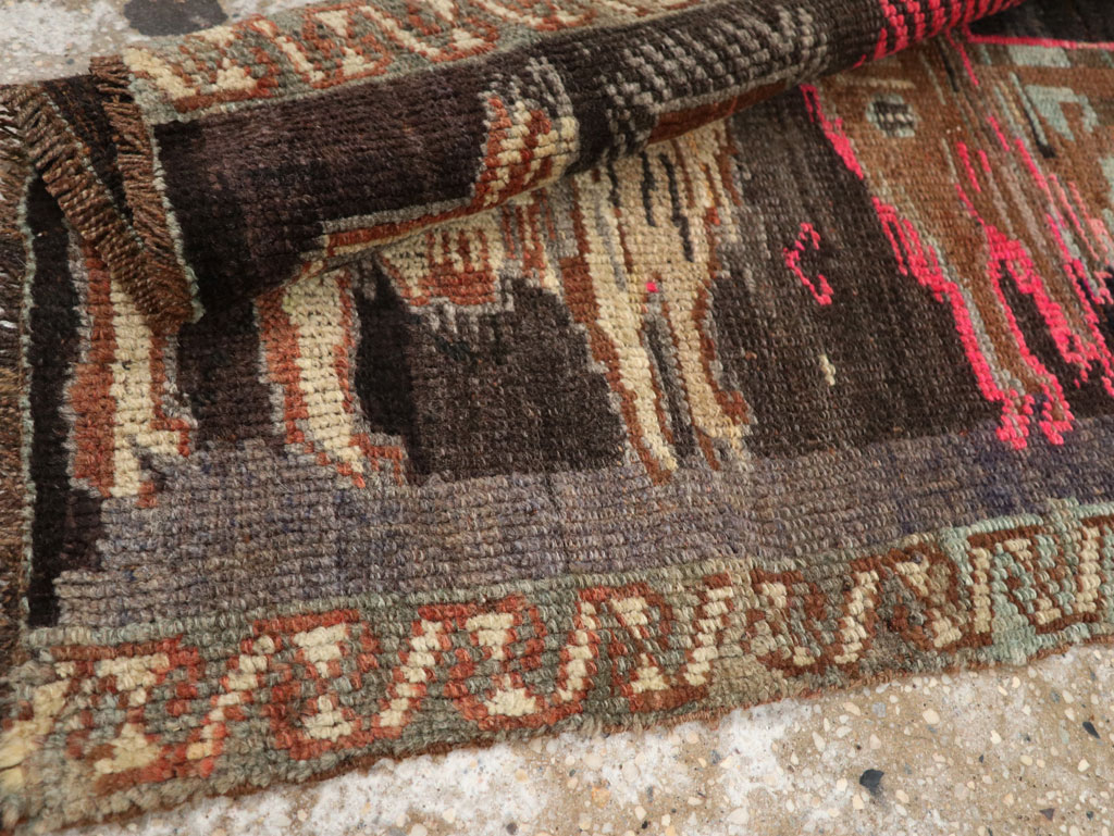 Vintage Turkish Anatolian Pictorial Rug, No.33452 - Staging