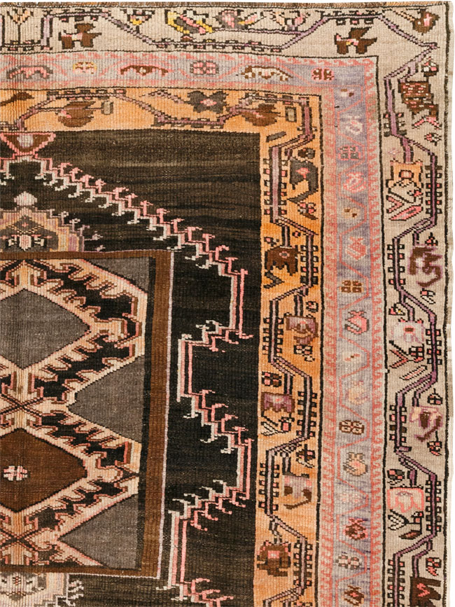 Vintage Turkish Anatolian Gallery Carpet, No.33463 - Staging