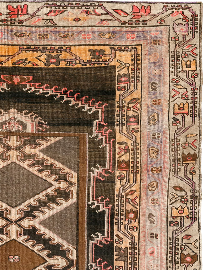 Vintage Turkish Anatolian Gallery Carpet, No.33463 - Staging