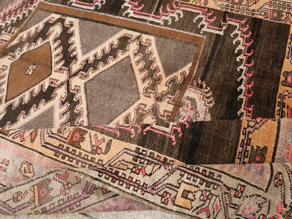 Vintage Turkish Anatolian Gallery Carpet, No.33463 - Staging