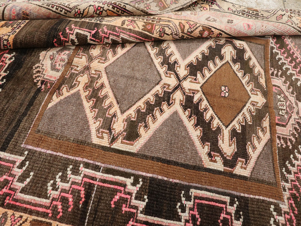 Vintage Turkish Anatolian Gallery Carpet, No.33463 - Staging