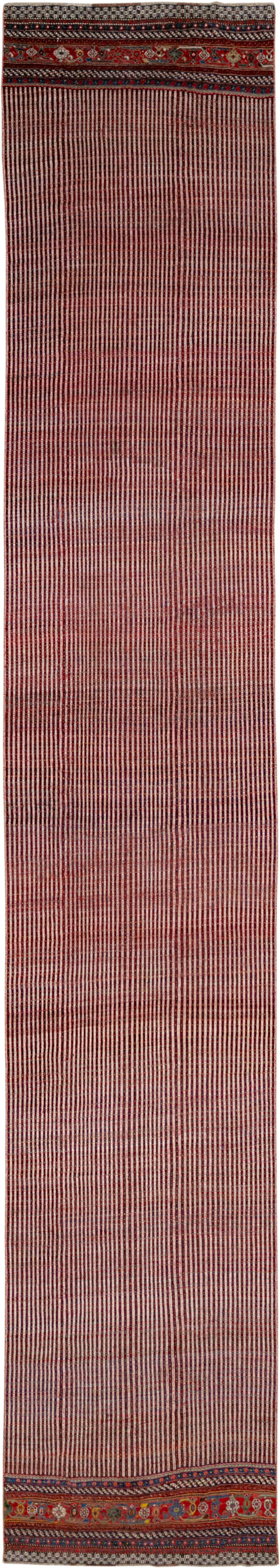Antique Persian Qashqai Long Runner, No.33470 - Staging