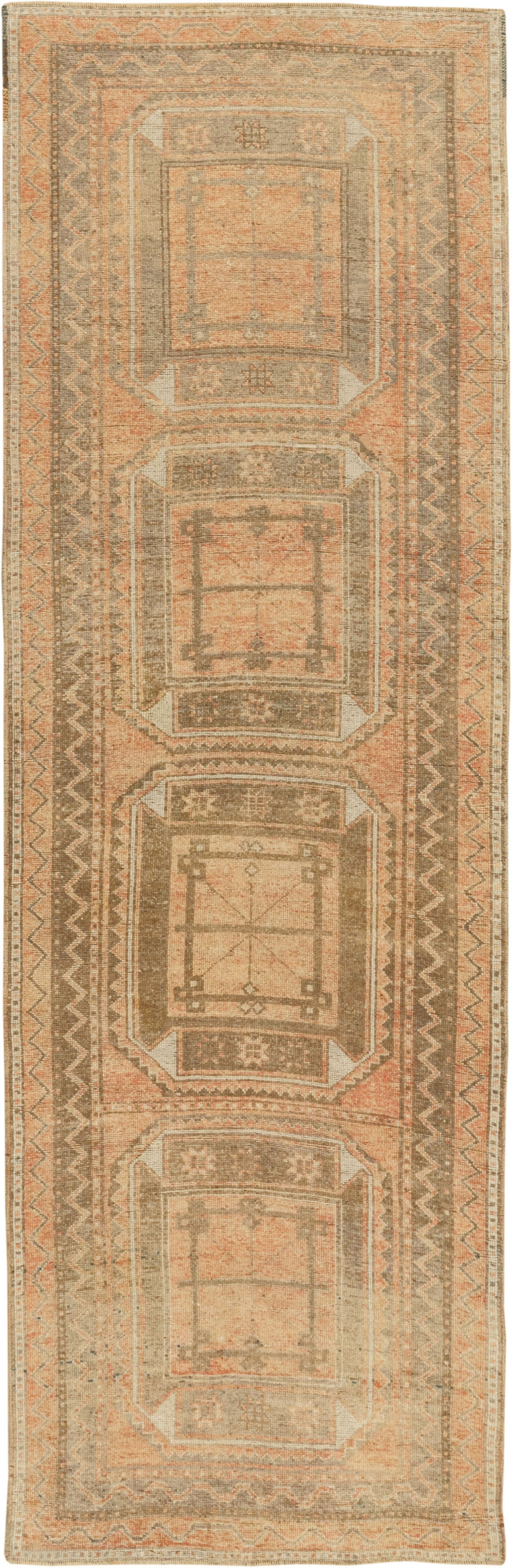Vintage Turkish Anatolian Runner, No.33473 - Staging