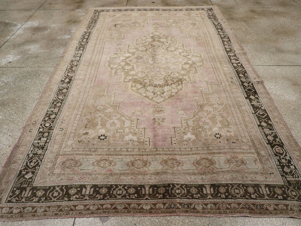 Vintage Turkish Anatolian Small Room Size Carpet, No.33480 - Staging