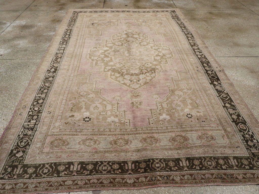 Vintage Turkish Anatolian Small Room Size Carpet, No.33480 - Staging