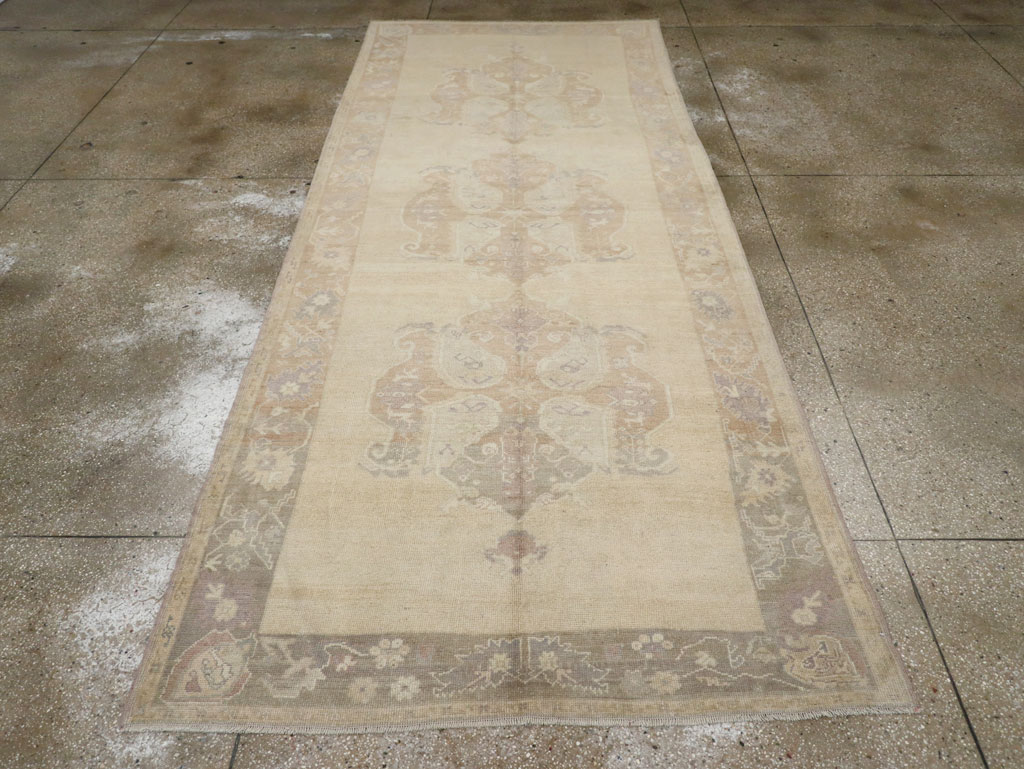 Vintage Turkish Anatolian Gallery Rug, No.33486 - Staging