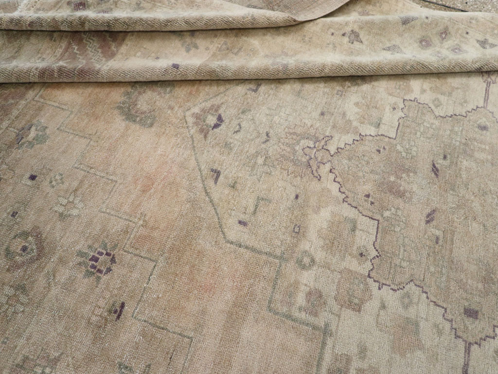 Vintage Turkish Anatolian Accent Carpet, No.33490 - Staging