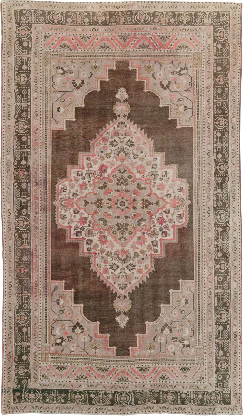 Vintage Turkish Anatolian Gallery Carpet, No.33492 - Staging