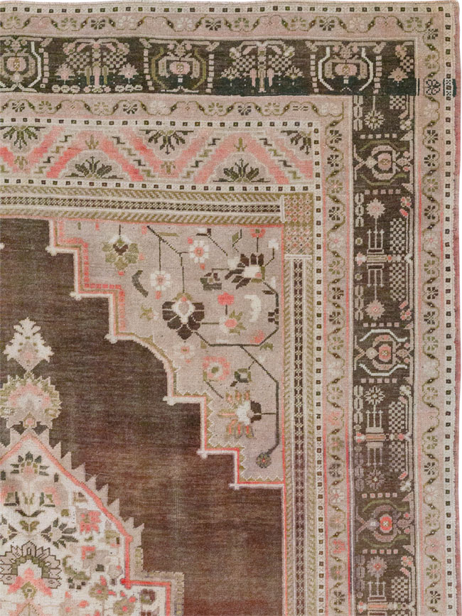 Vintage Turkish Anatolian Gallery Carpet, No.33492 - Staging