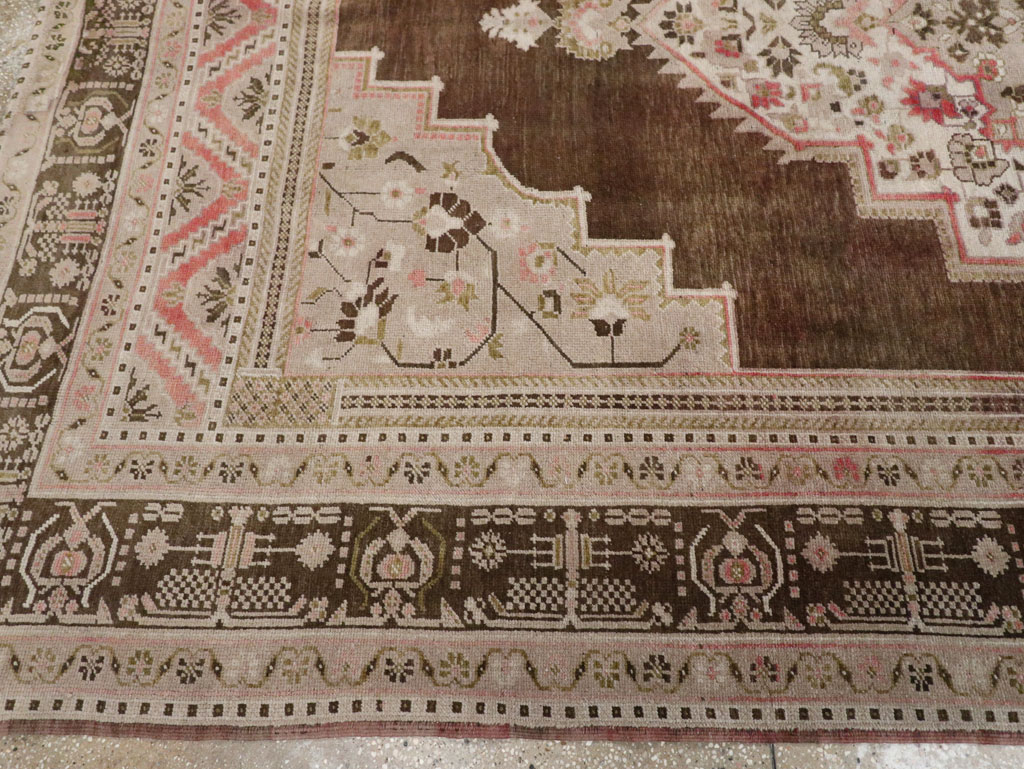 Vintage Turkish Anatolian Gallery Carpet, No.33492 - Staging