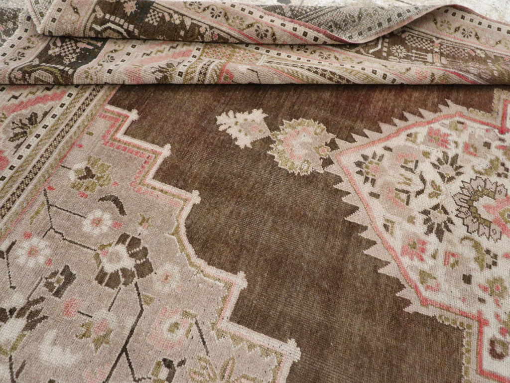 Vintage Turkish Anatolian Gallery Carpet, No.33492 - Staging