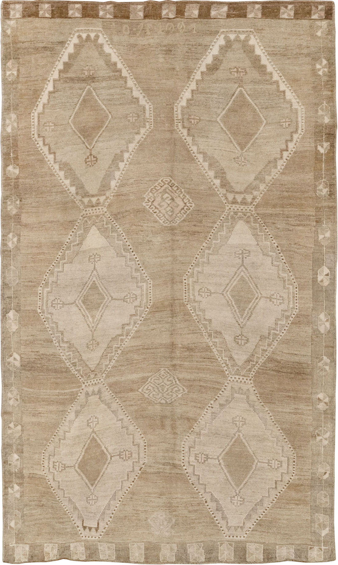 Vintage Turkish Anatolian Gallery Carpet, No.33493 - Staging