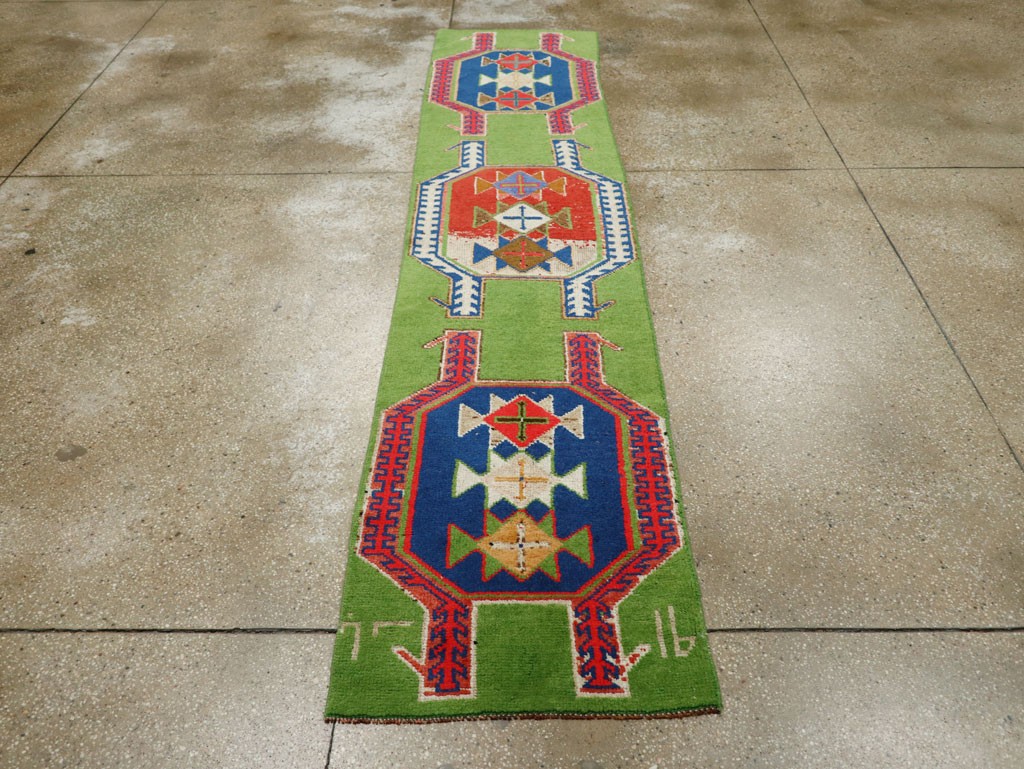 Vintage Turkish Anatolian Runner, No.33583 - Staging