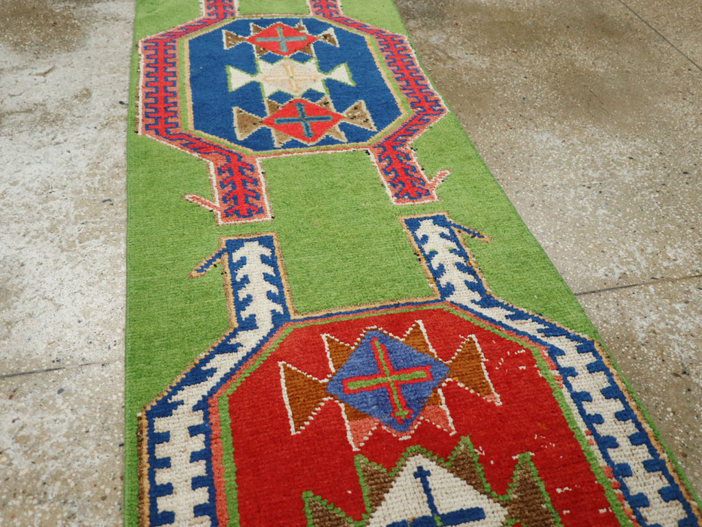 Vintage Turkish Anatolian Runner, No.33583 - Staging
