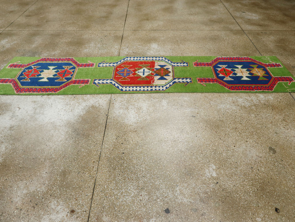 Vintage Turkish Anatolian Runner, No.33583 - Staging