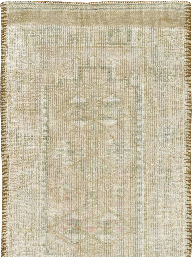 Vintage Turkish Oushak Runner, No.33584 - Staging