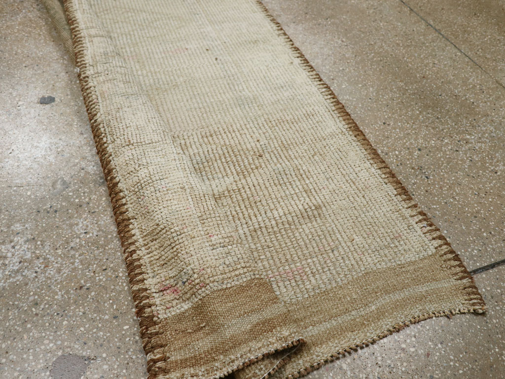 Vintage Turkish Oushak Runner, No.33584 - Staging