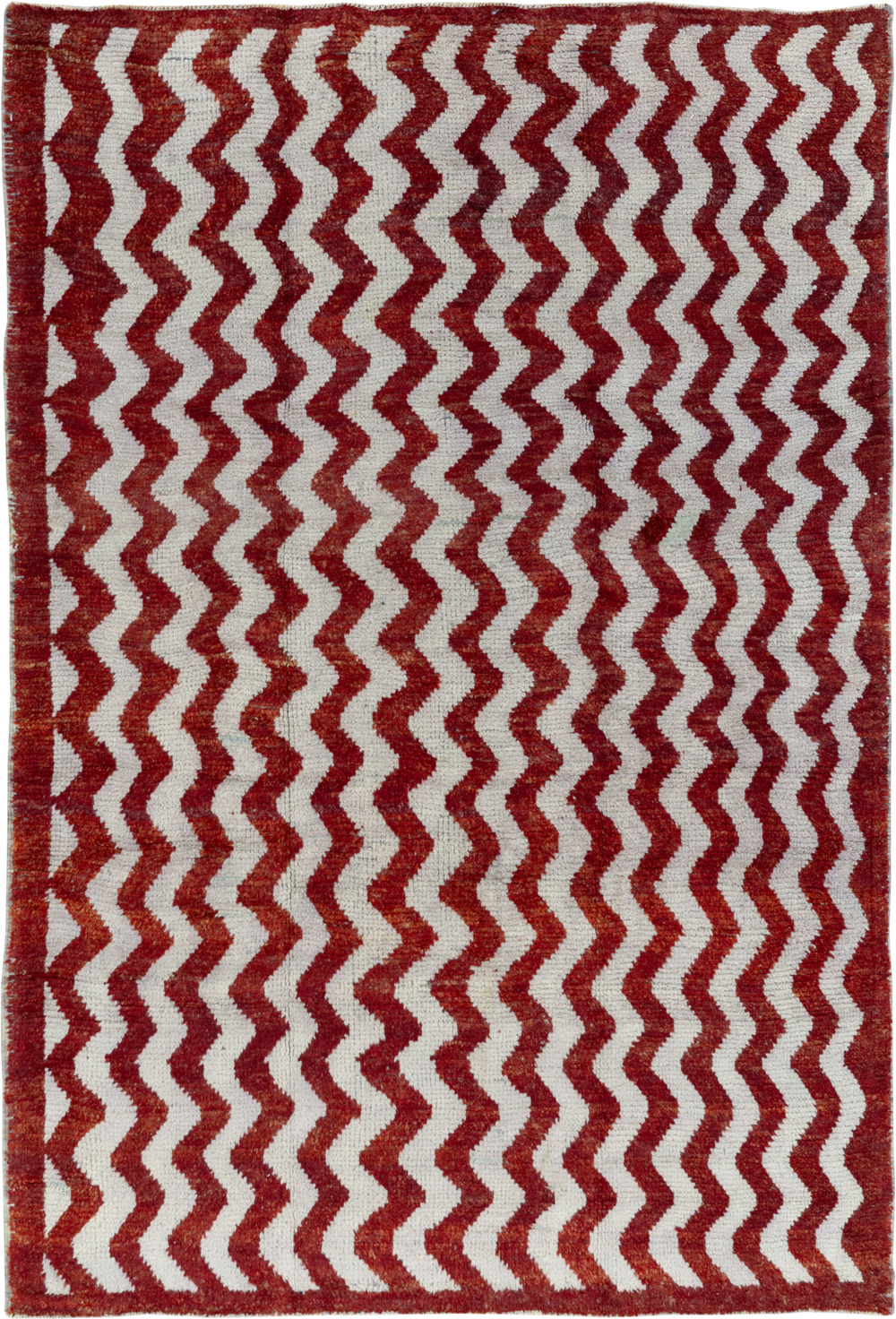 Vintage Turkish Anatolian Accent Rug, No.33626 - Staging