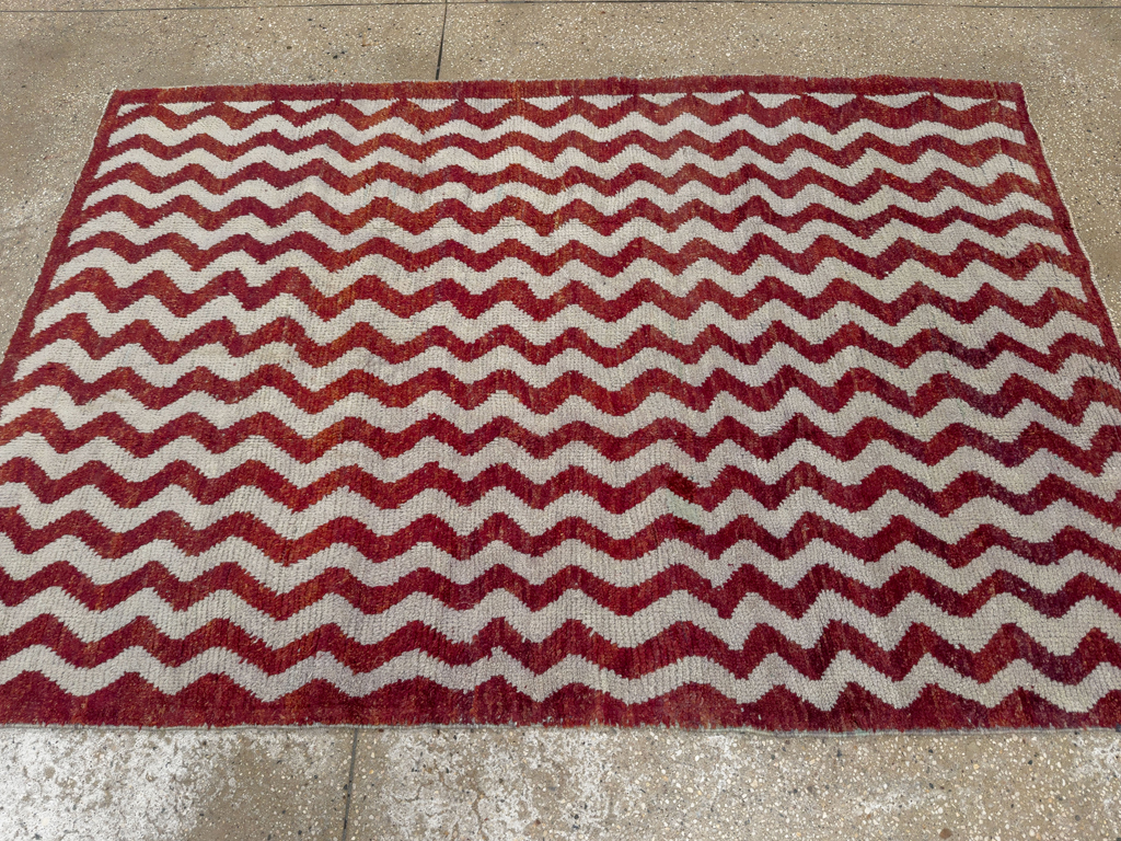 Vintage Turkish Anatolian Accent Rug, No.33626 - Staging