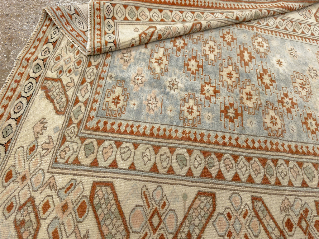 Vintage Caucasian Square Accent Rug, No.33628 - Staging