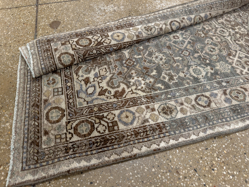 Antique Persian Malayer Long Runner, No.33631 - Staging