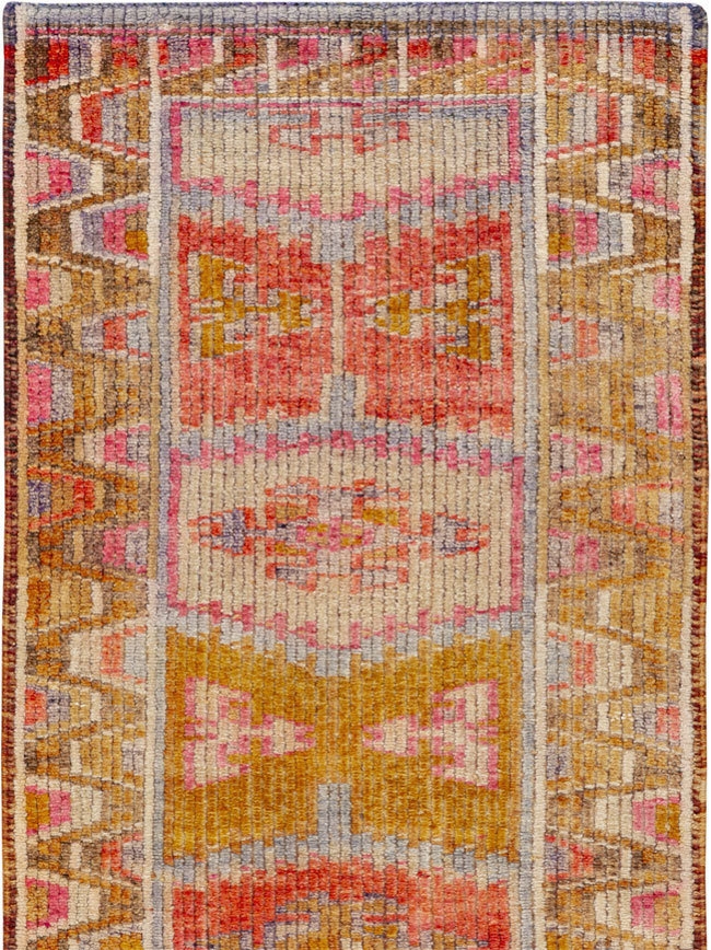 Vintage Turkish Anatolian Runner, No.33640 - Staging