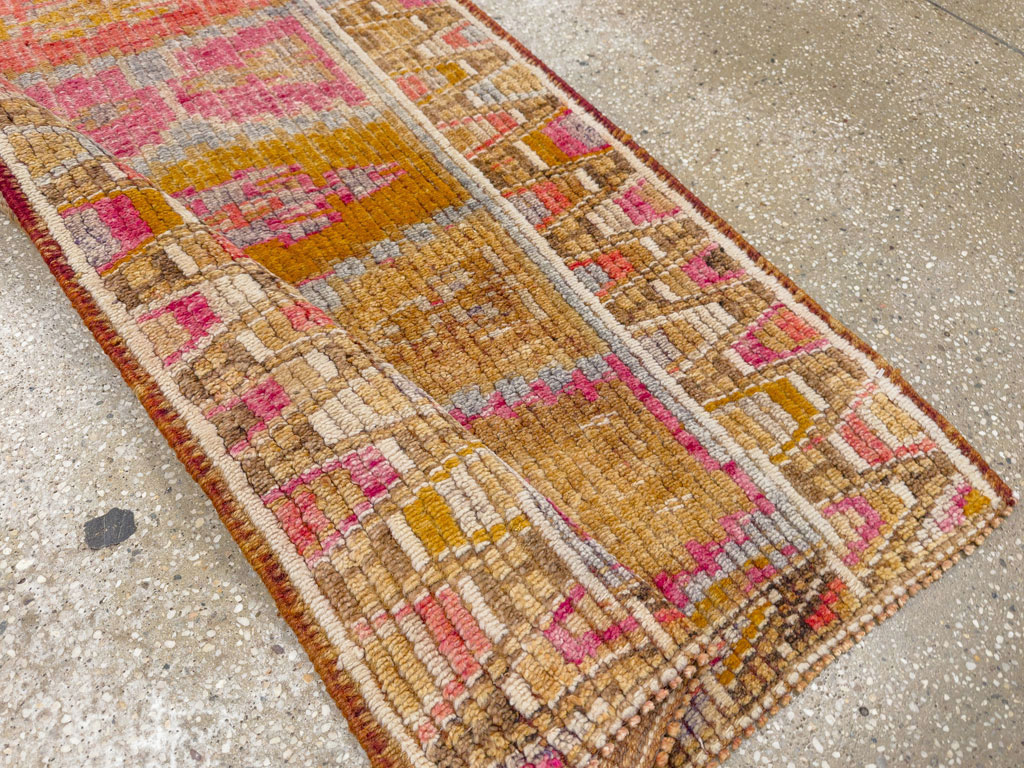 Vintage Turkish Anatolian Runner, No.33640 - Staging