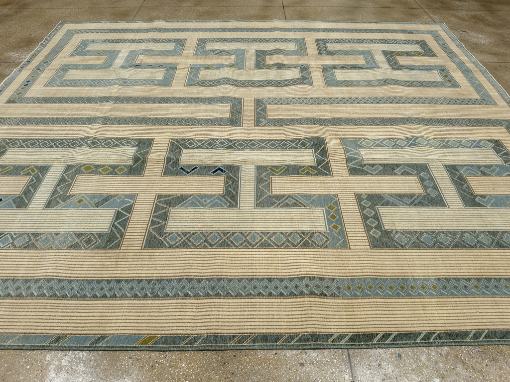 African Tuareg Inspired Turkish Modern Large Room Size Carpet, No.33646 - Staging