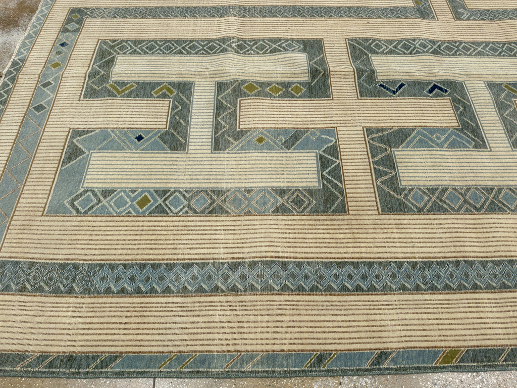 African Tuareg Inspired Turkish Modern Large Room Size Carpet, No.33646 - Staging