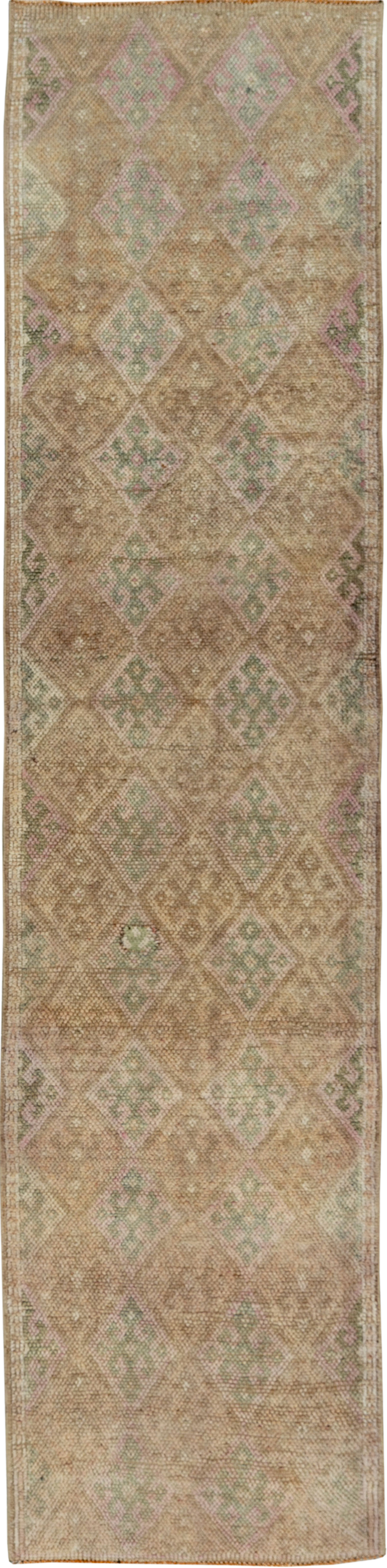 Vintage Turkish Anatolian Runner, No.33664 - Staging