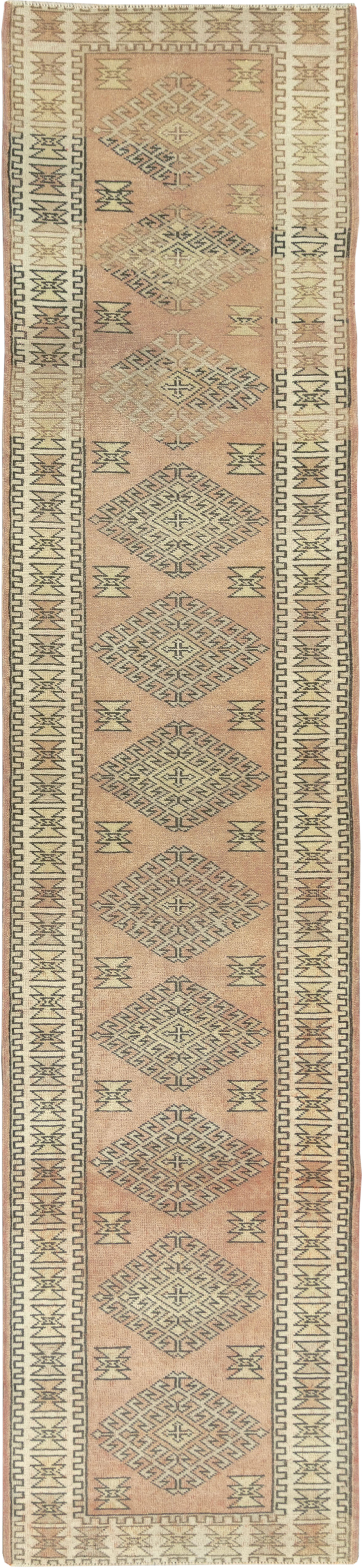 Vintage Turkish Anatolian Runner, No.33665 - Staging