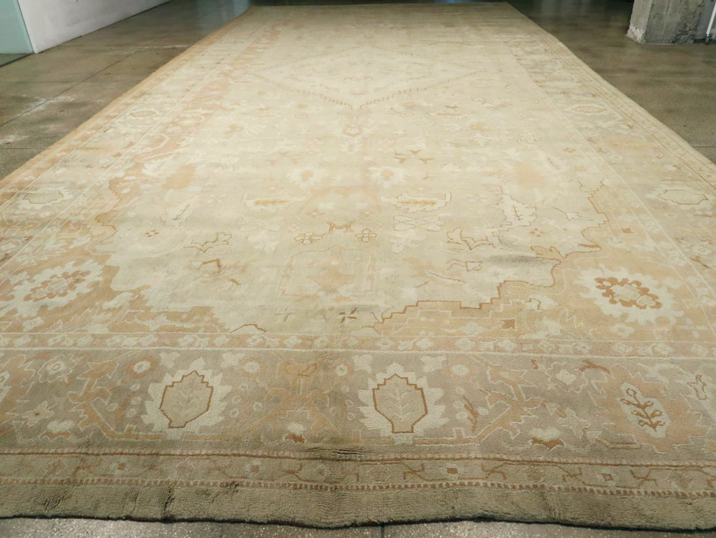 Antique French Savonnerie Carpet, No.8074 - Staging