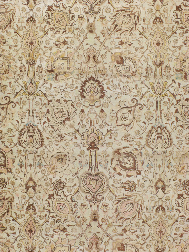 Antique Persian Tabriz Carpet, No.8111 - Staging