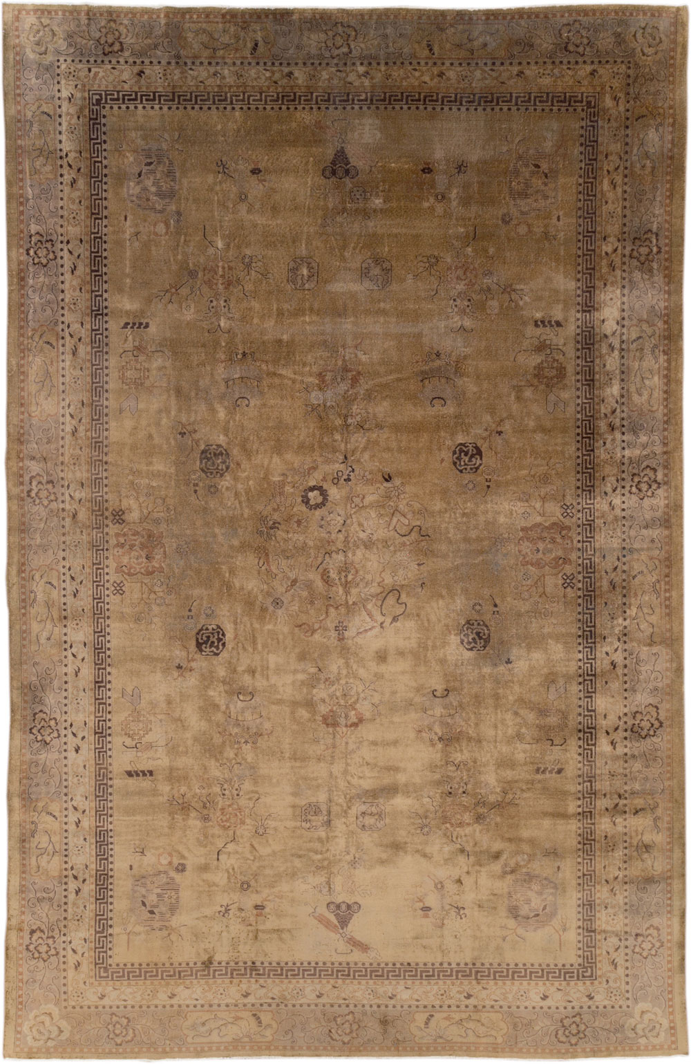 Antique Indian Lahore Carpet, No.8115 - Staging