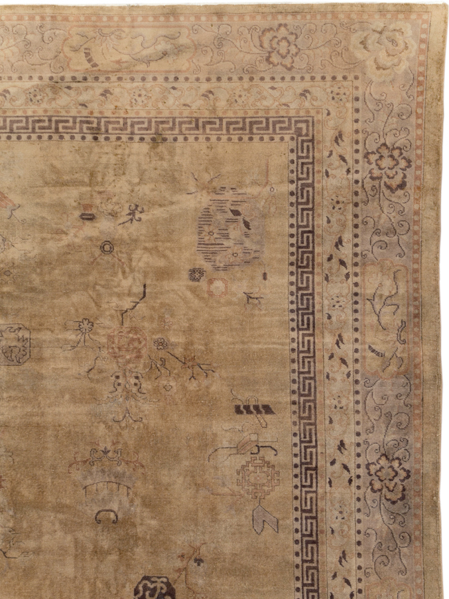 Antique Indian Lahore Carpet, No.8115 - Staging