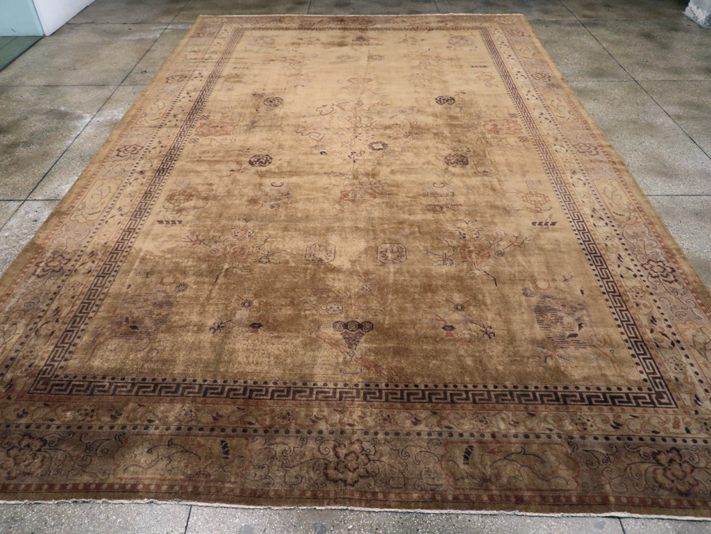 Antique Indian Lahore Carpet, No.8115 - Staging