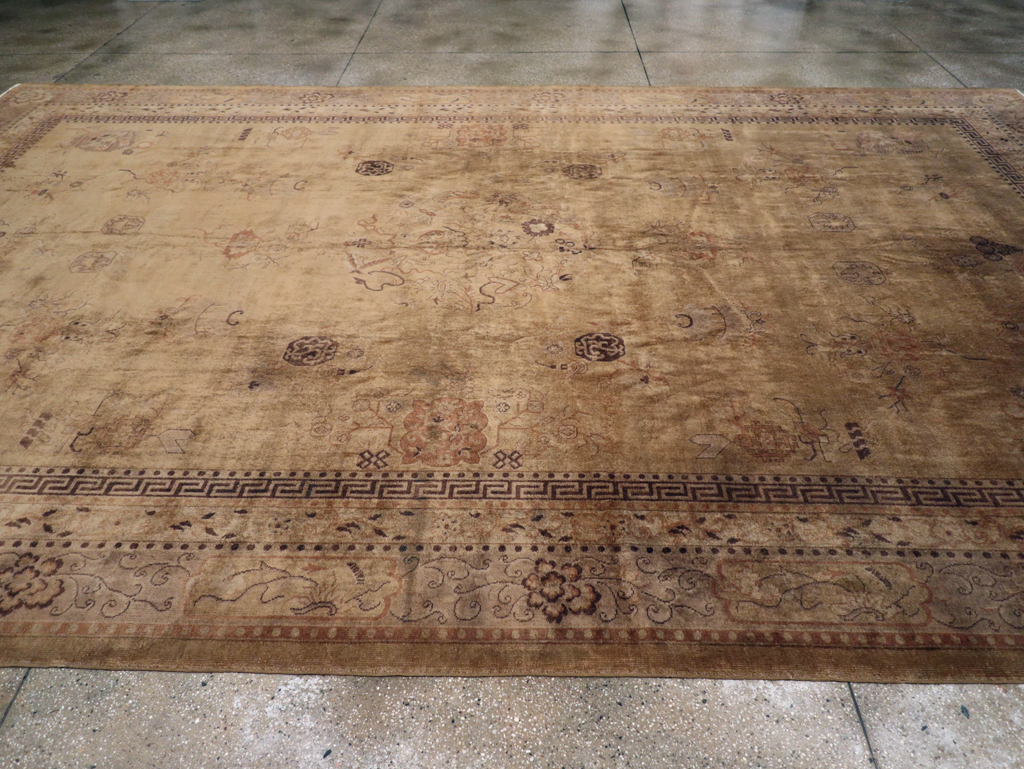 Antique Indian Lahore Carpet, No.8115 - Staging