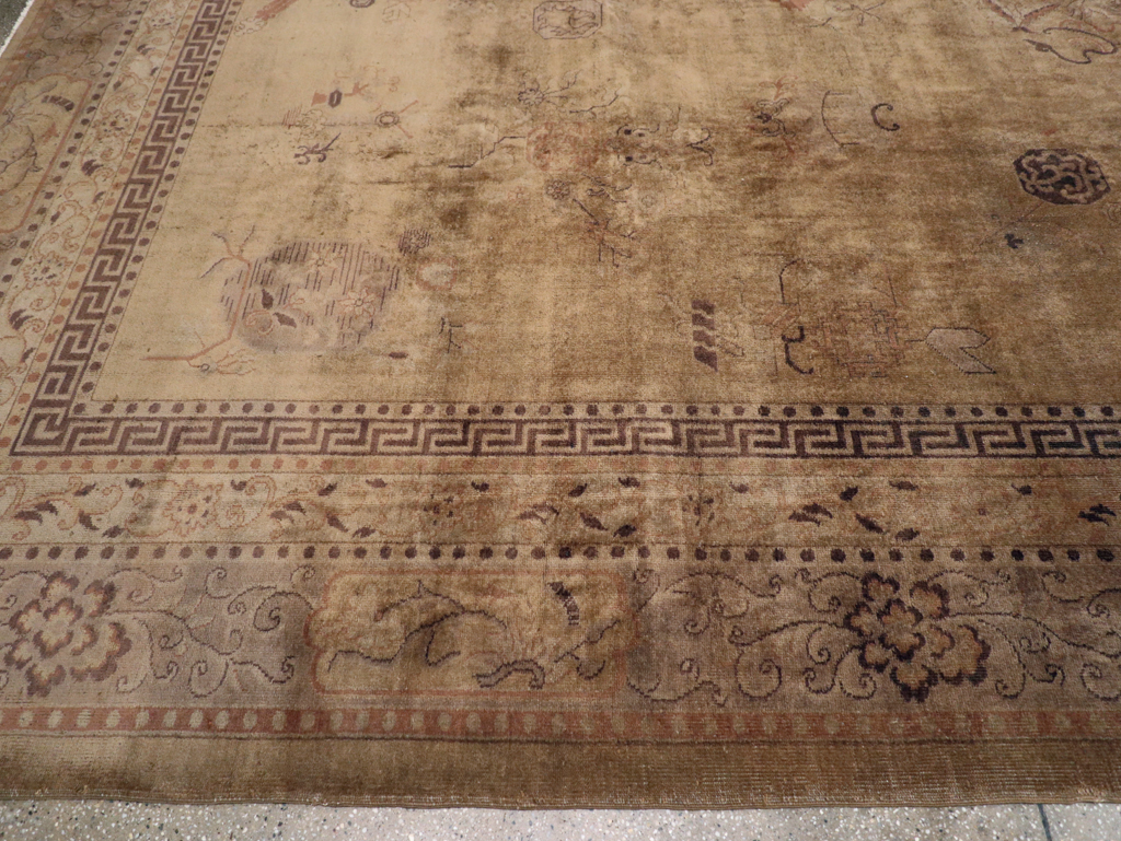 Antique Indian Lahore Carpet, No.8115 - Staging