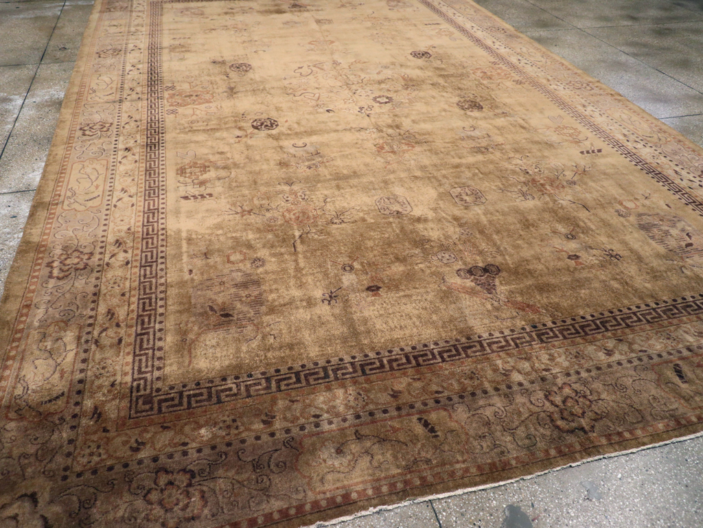 Antique Indian Lahore Carpet, No.8115 - Staging