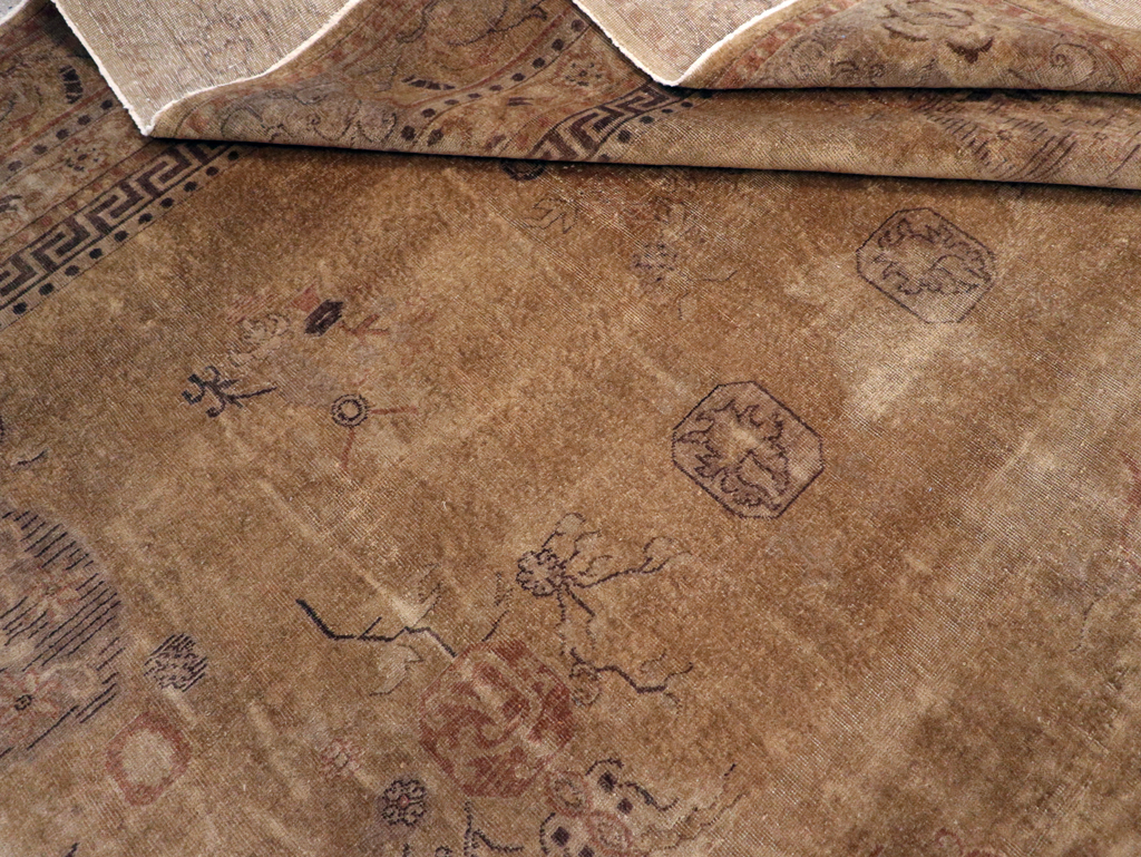 Antique Indian Lahore Carpet, No.8115 - Staging